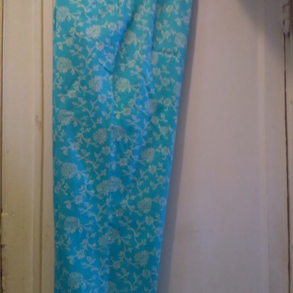 Blue Paisley Pants